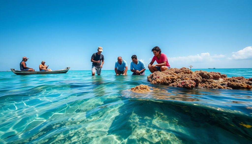 Kegiatan konservasi terumbu karang di Raja Ampat