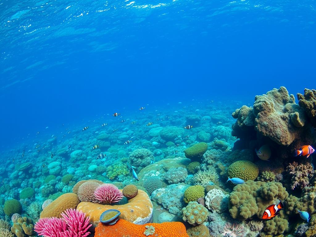 Taman karang berwarna-warni di Melissa's Garden, tempat snorkeling terbaik di Raja Ampat